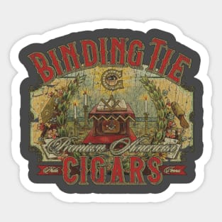 Binding Tie Cigars 1908 Sticker